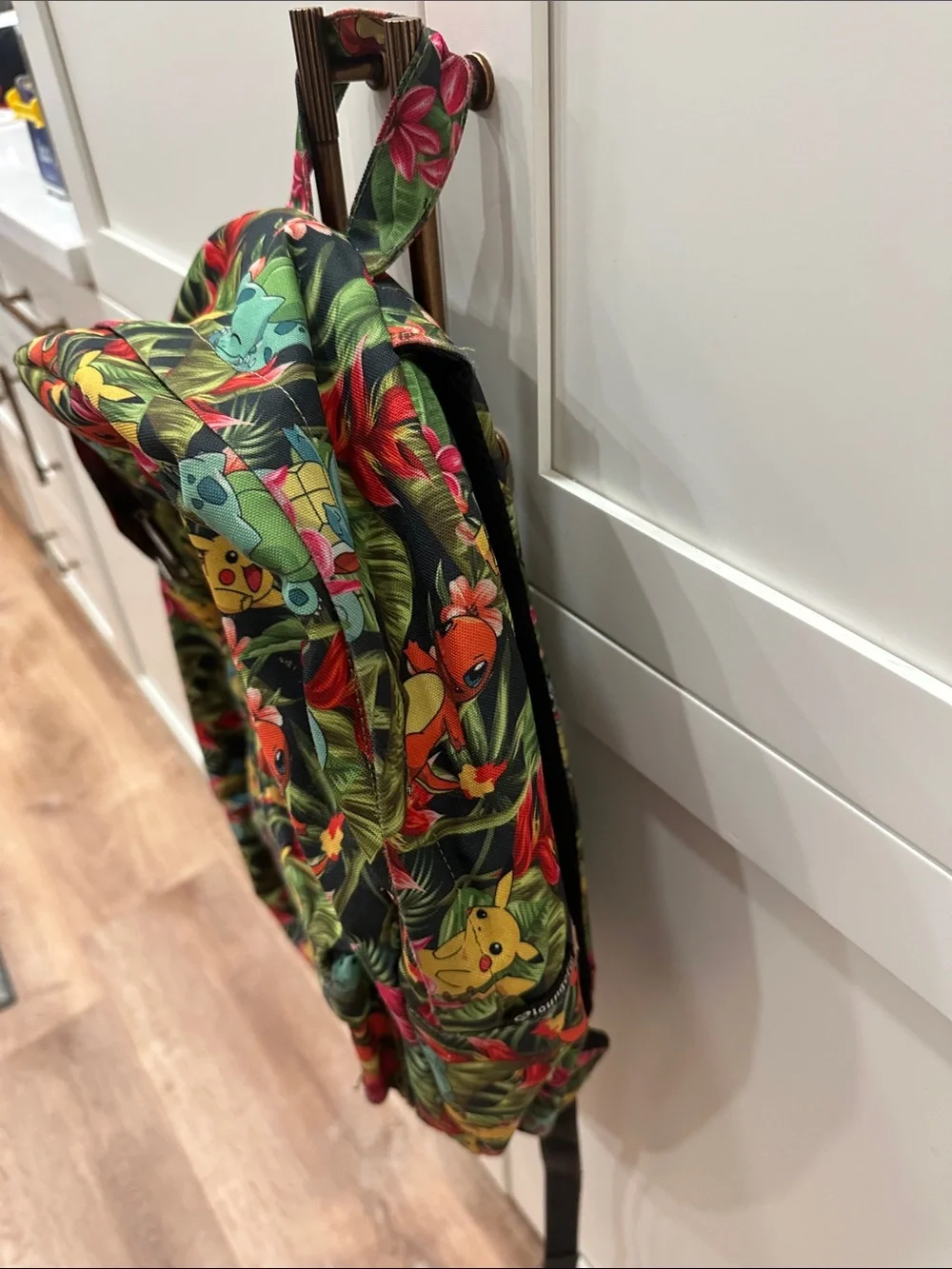 Loungefly Pokémon Tropical Print Backpack - Green, Red, Yellow, Blue, Orange